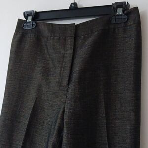 Lafayette 148 Metallic High Rise Trousers Pants #3226